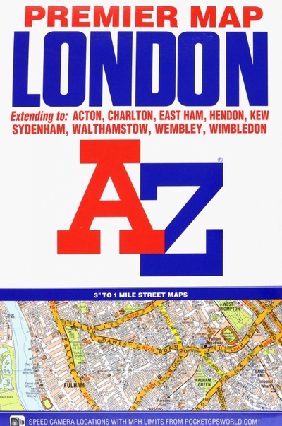 Книга: London A-Z Premier Map; Harpercollins