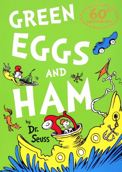 Книга: Green Eggs and Ham (Dr Seuss) ; Harpercollins, 2019 