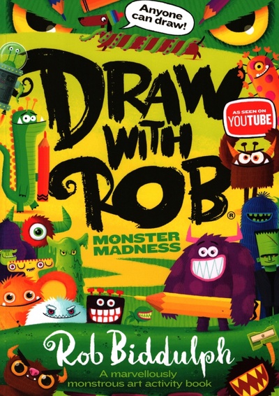 Книга: Draw with Rob. Monster Madness (Biddulph Rob) ; Harpercollins, 2021 