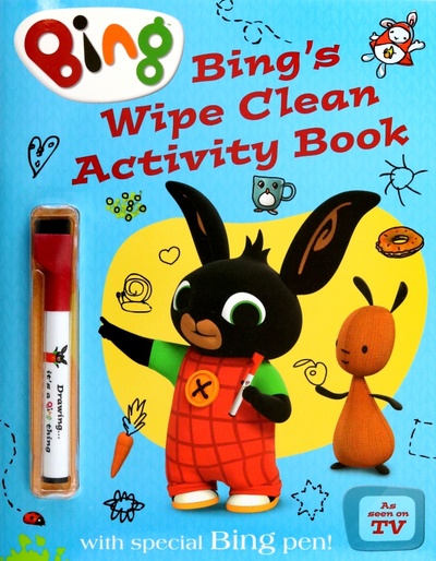 Книга: Bing's Wipe Clean Activity Book (Gurney Stella) ; Harpercollins, 2015 