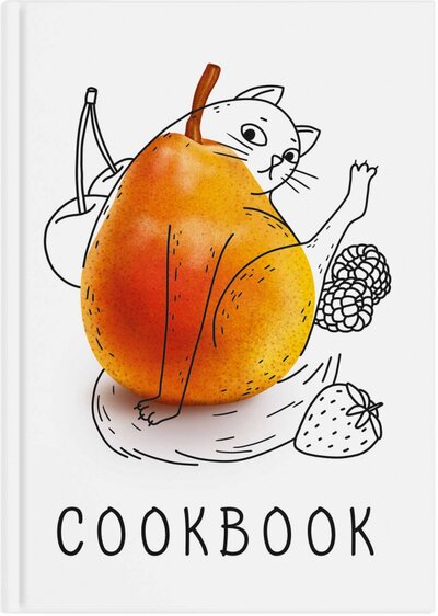 Книга: Книга для записи кулинарных рецептов Сладкий котик, 96 листов, А5; Феникс+, 2022 