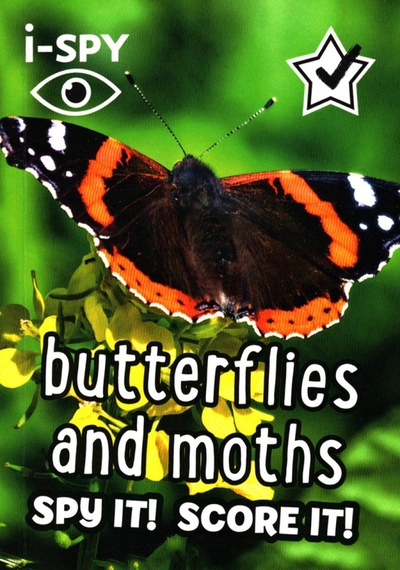 Книга: I-Spy Butterflies and Moths. Spy It! Score It!; Collins, 2021 