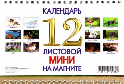 Календарь квартальный на 2023 год Домашние питомцы Энигма 