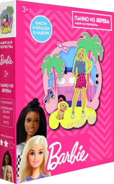 Многослойное панно Barbie, с красками IQ Format 