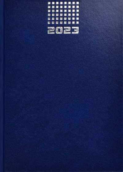 Ежедневник датированный на 2023 год, 160 листов, А5, синий Феникс+ 