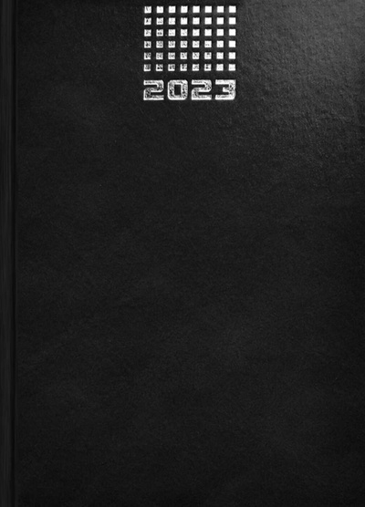Ежедневник датированный на 2023 год, 160 листов, А5, черный Феникс+ 