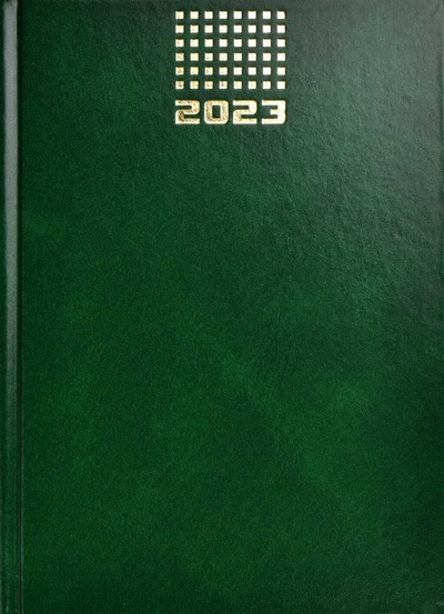 Ежедневник датированный на 2023 год, 160 листов, А5, зеленый Феникс+ 