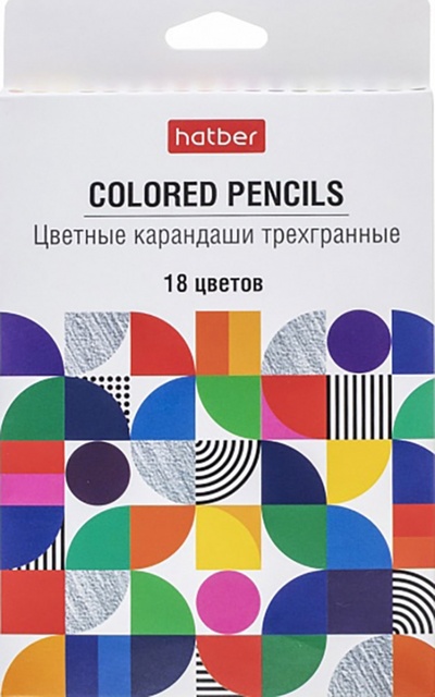 Карандаши цветные Concept, 18 цветов Хатбер 