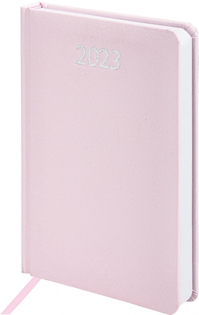 Ежедневник датированный на 2023 год Profile, светло-розовый Brauberg 