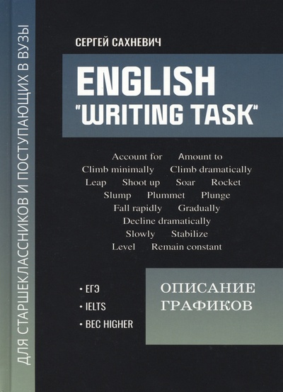 Книга: English "Writing task". Описание графиков (Сахневич Сергей Владимирович) ; Феникс, 2023 