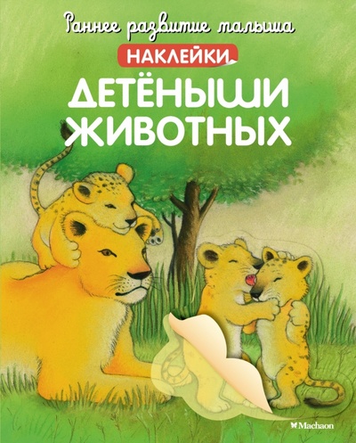 Книга: Детёныши животных (с наклейками) (Бутикова М. (редактор)) ; Махаон, 2023 