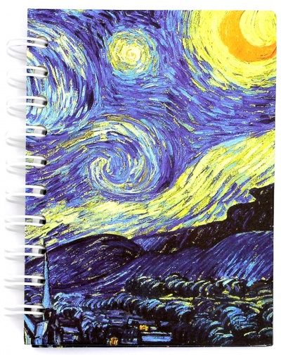 Скетчбук "Ван Гог. Звёздная ночь" (100 листов, А6) (01207) Попурри 