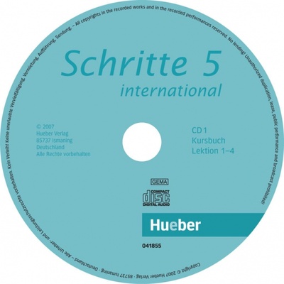 Schritte international 5. 2 Audio-CDs zum Kursbuch. Deutsch als Fremdsprache Hueber Verlag 