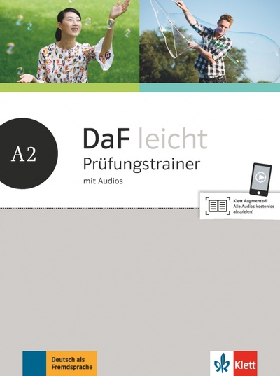 Книга: DaF leicht A2. Prüfungstrainer mit Audios (Braun Birgit, Hohmann Sandra, Schwarz Eveline) ; Klett, 2020 