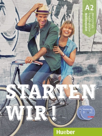Книга: Starten wir! A2. 3 Audio-CDs zum Kursbuch + 1 Audio-CDs zum Arbeitsbuch + 1 MP3-CD mit Audiotracks (Bruseke Rolf, Sasmaz Sinem) ; Hueber Verlag