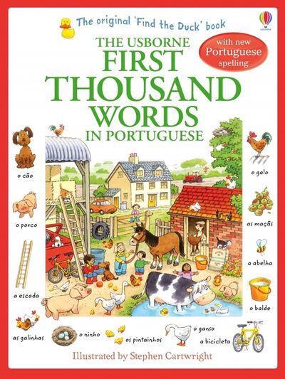 Книга: First 1000 Words in Portuguese (Amery Heather) ; Usborne, 2013 
