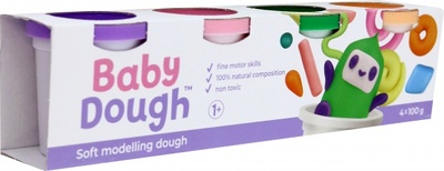 Тесто для лепки Baby Dough, 4 цвета Волшебный мир 