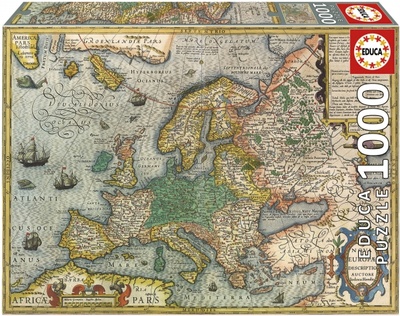 Пазл-1000 Карта Европы Educa 