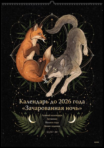 Книга: Календарь до 2026 года "Зачарованная ночь" (Selcha Uni) ; МИФ, 2023 