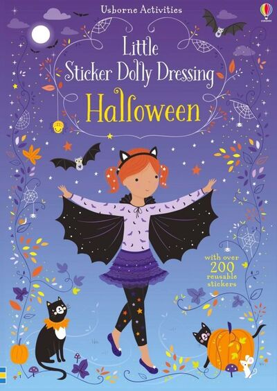 Книга: Little Sticker Dolly Dressing. Halloween (Watt Fiona) ; Usborne, 2018 