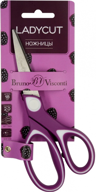 Ножницы классические LadyCut, 18 см, в ассортименте Bruno Visconti 