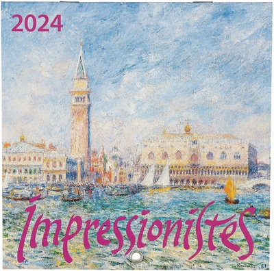 Книга: Импрессионисты. Календарь настенный на 2024 год (170х170 мм); ООО 