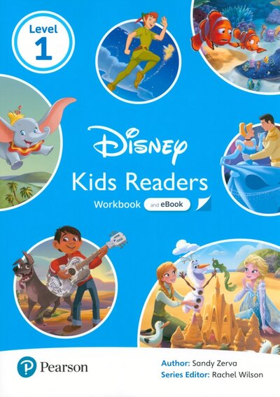 Книга: Disney Kids Readers. Level 1. Workbook with eBook (Zerva Sandy) ; Pearson, 2021 