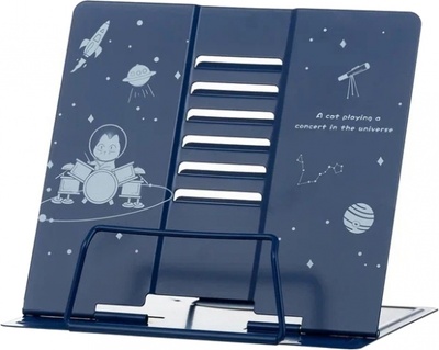 Подставка для книг Кот в космосе, металлическая, в ассортименте Basir 