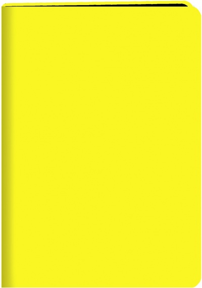 Блокнот Neon. Желтый, 48 листов, А6+, линия, клетка Listoff 