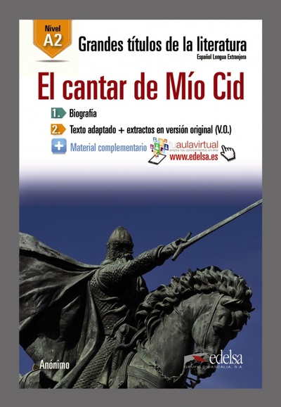 Книга: El cantar de Mío Cid. B1 (без автора) ; Edelsa, 2021 