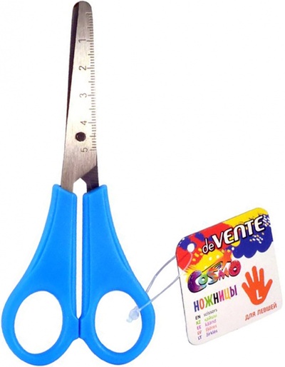 Ножницы детские для левшей Cosmo Left, 13,3 см, в ассортименте deVENTE 