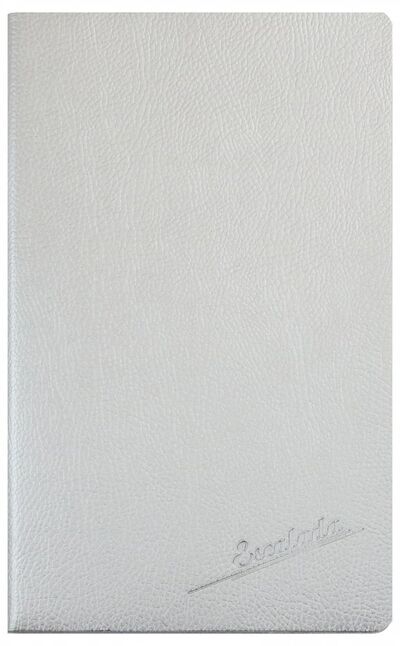 Ежедневник недатированный "Наппа" (А5, 96 листов, стальной, синие страницы) (47469) Феникс+ 