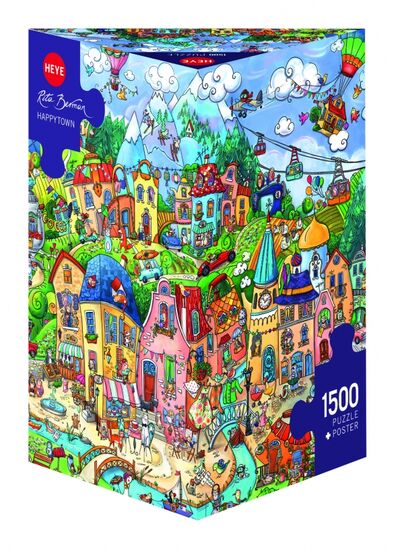 Puzzle-1500 "Счастливый город" (29744) Heye 