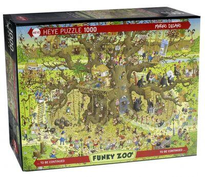 Puzzle-1000 "Зоопарк обезьян", Classics (29833) Heye 