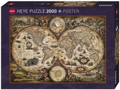 Puzzle-2000 "Историческая карта" (29666) Heye 
