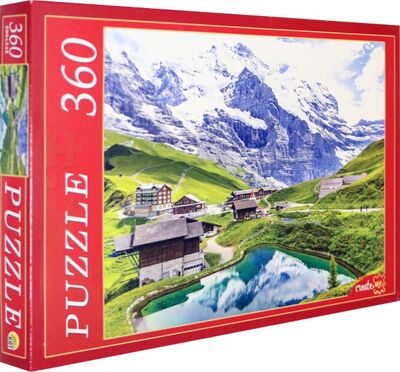 Puzzle-360 "Кристальное озеро в горах" (КБ360-0647) Рыжий Кот 