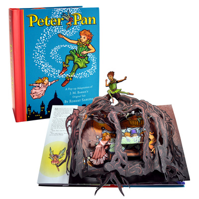 Книга: Питер Пэн. Книга-панорама - Peter Pan. Pop-Up book (Сабуда Р.) ; Simon and Schuster, 2020 