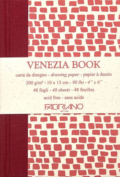Блокнот 48 листов "Venezia Book" 200 г/м2 (16001015) FABRIANO 