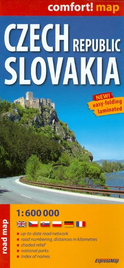 Книга: Czech Republic. Slovakia. 1:600 000; ExpressMap, 2013 