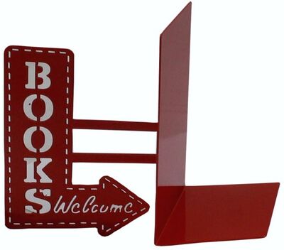 Держатель для книг "BookShop", красный (26815) Balvi 