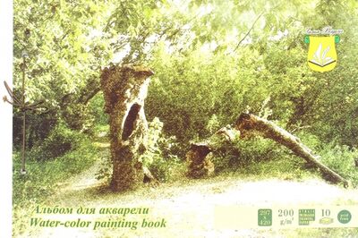 Альбом для акварели "Лес" (10 листов, А3, на завязках) (АА3Л) Лилия Холдинг 