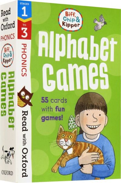 Книга: Biff, Chip and Kipper Alphabet Games. Stages 1-3 (Hunt Roderick; Brychta Alex; Ruttle) ; Oxford, 2018 