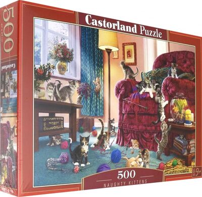 Puzzle-500 "Непослушные котята" (B-53254) Castorland 