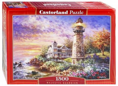 Puzzle-1500 Маяк на берегу (C-151790) Castorland 