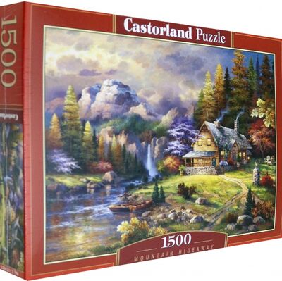 Puzzle-1500 "Домик в горах" (C-151462) Castorland 