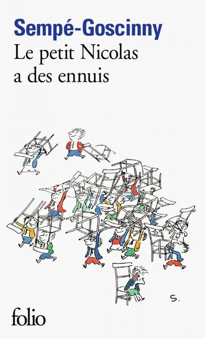 Книга: Le Petit Nicolas a des Ennuis (Sempe-Goscinny) ; Gallimard, 1994 