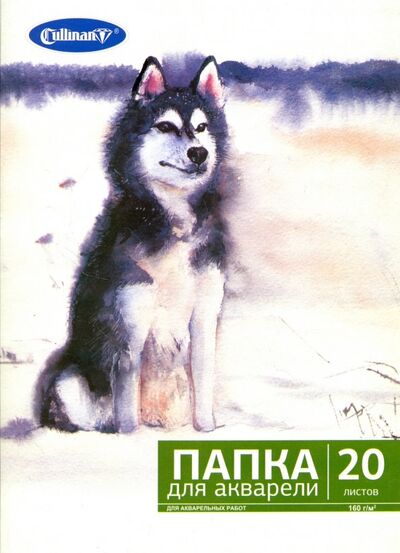Папка для акварели "Собака" (20 листов, А4) (FK-4420) CULLINAN 