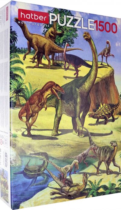 Puzzle-1450 "Эра динозавров" (1500ПЗ2_19520) Хатбер 
