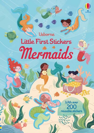 Книга: Little First Stickers. Mermaids (Holly Bathie) ; Usborne, 2020 