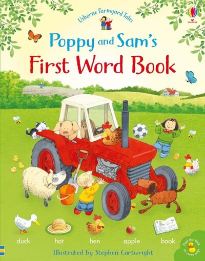 Книга: Poppy and Sam's First Word Book (Amery Heather) ; Usborne, 2019 